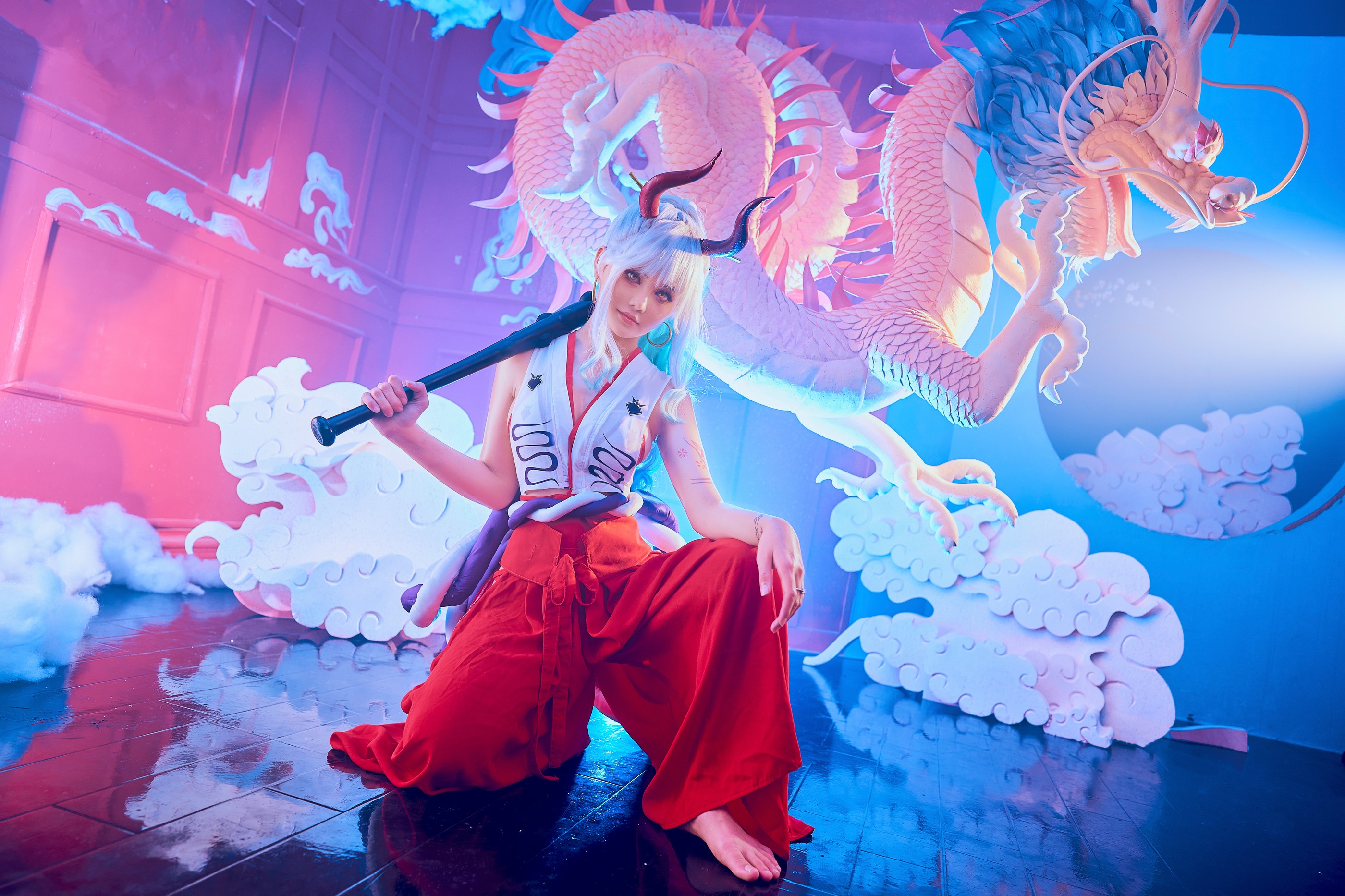 图片[1]-Joyce Lin2x – NO.052 Yamato (One Piece)[43P]-XikXak
